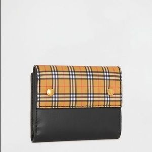Burberry Checked Wallet